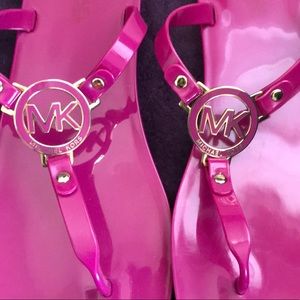 Michael Kors jelly sandals